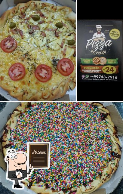 See this picture of Pizza do conde