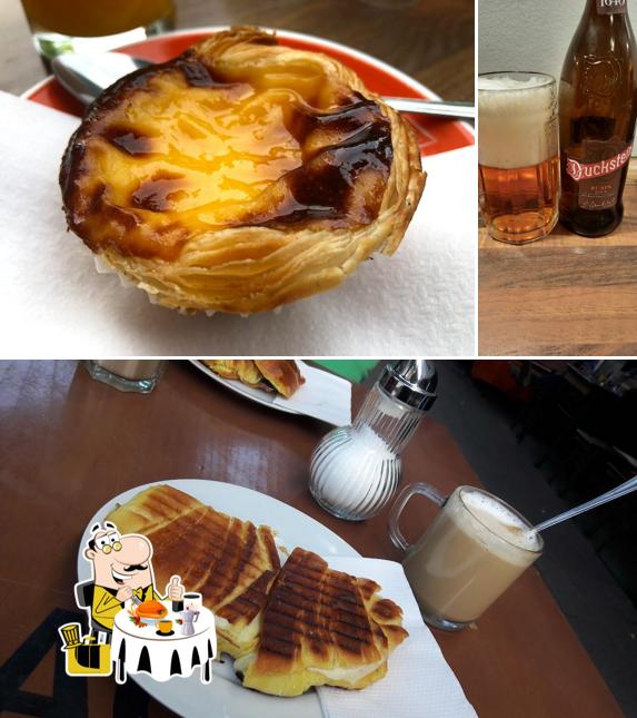 Mira las imágenes que muestran comida y cerveza en Café Galão