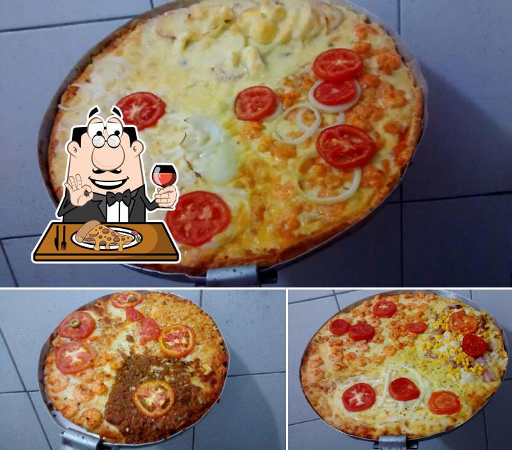 No Pizzaria Da Casa, você pode desfrutar de pizza