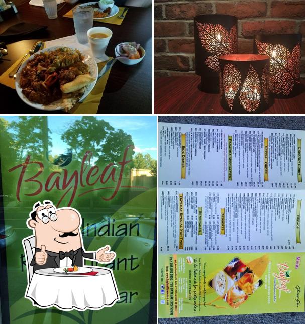 Bayleaf Indian Restaurant & Bar in Lawrence Restaurant menu and reviews