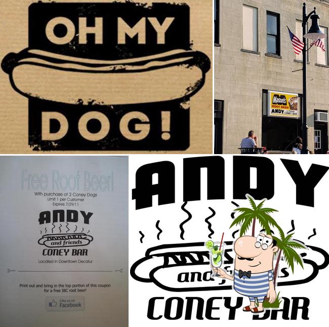 See this image of Andy and Friends Coney Bar
