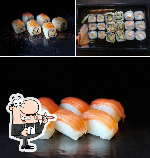 Prenez différentes options de sushi