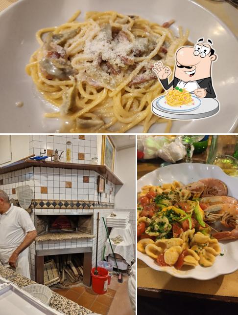 Spaghetti alla carbonara al Da Pietro al giardino