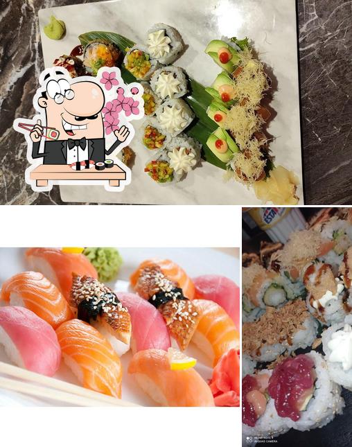 Prova le diverse opzioni di sushi