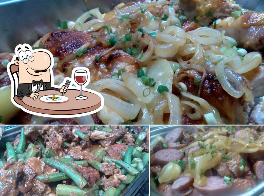 Comida em Salada Mista Restaurante
