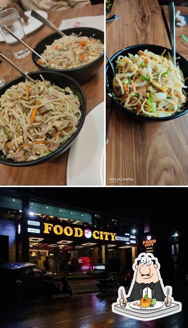 The restaurant's food and exterior