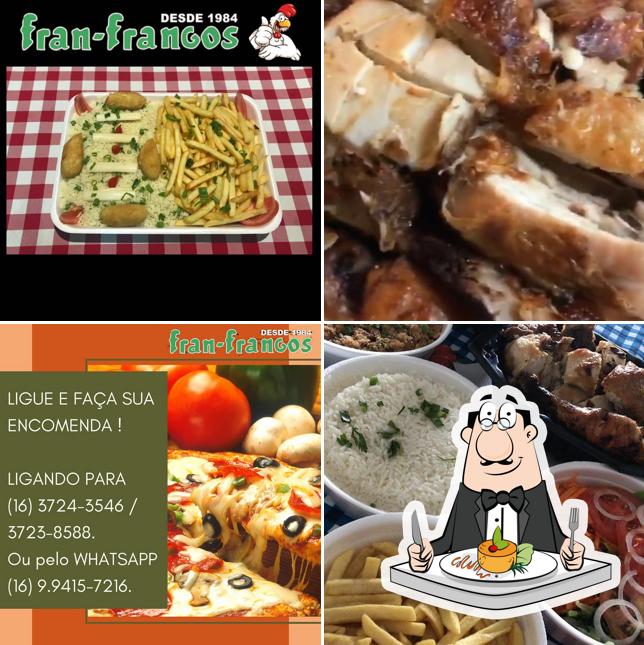 Comida em Fran-Frangos