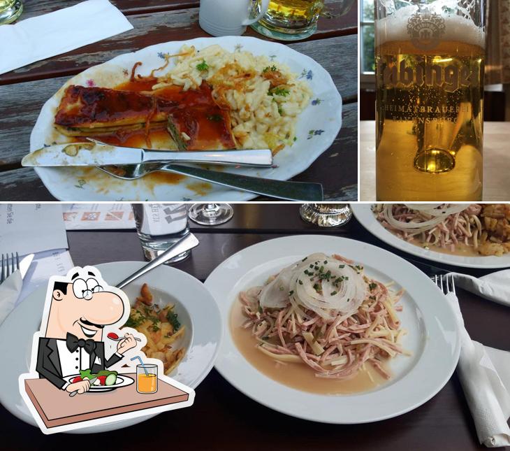 Las imágenes de comida y cerveza en Kuppelnauwirtschaft