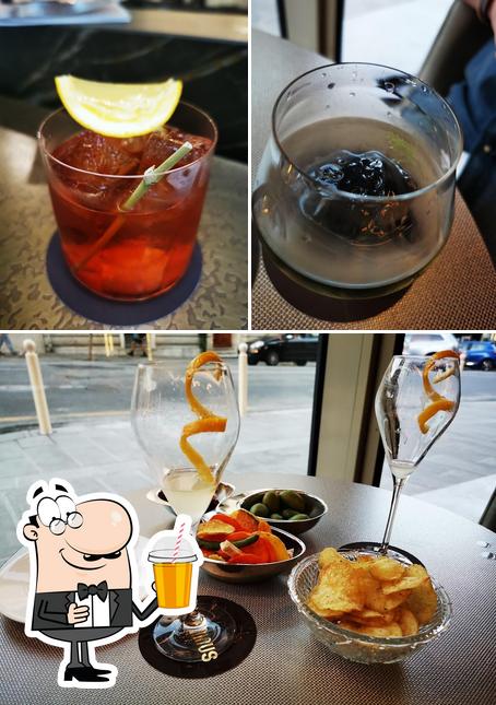 Terminus café provides a selection of beverages