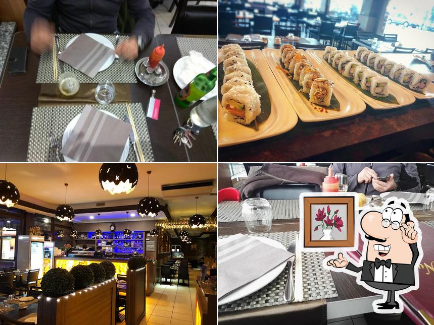Dai un'occhiata agli interni di Shanghai Fusion Restaurant Cucina Giapponese Cinese