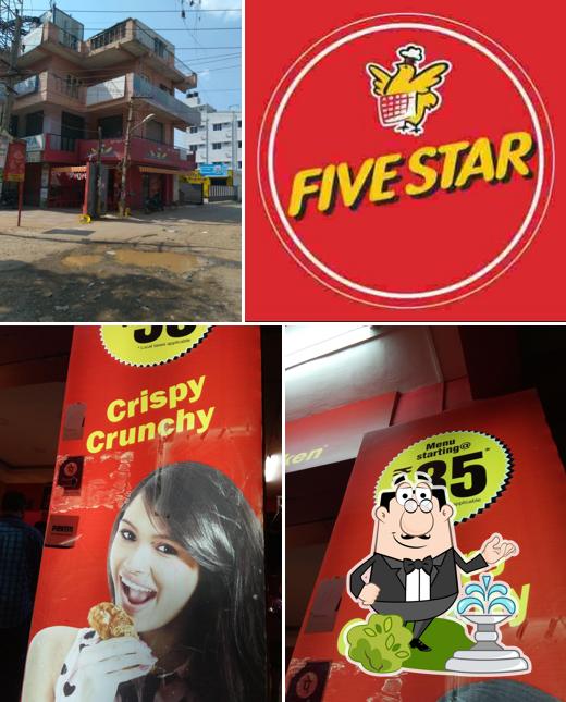 The exterior of Five Star Chicken