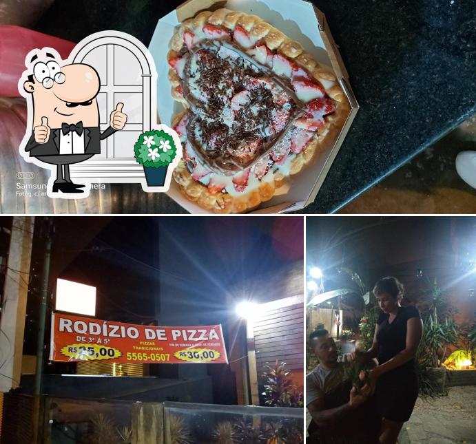 O Pizzaria Firenzi II se destaca pelo exterior e sobremesa