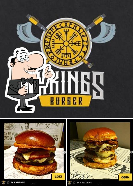 See this picture of The Viking's Burger