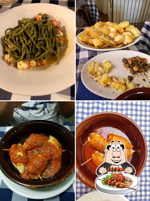 Platti al Ristorante Antica Osteria Da U Limottu