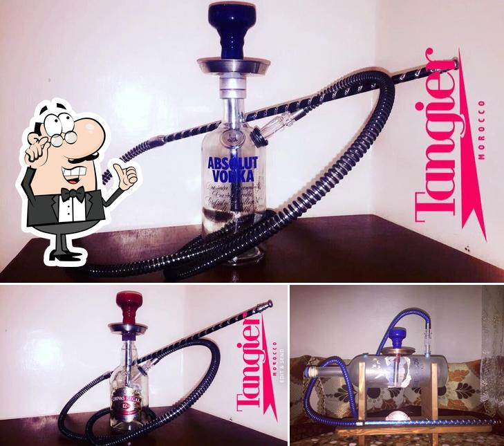 L'intérieur de Shisha Deluxe