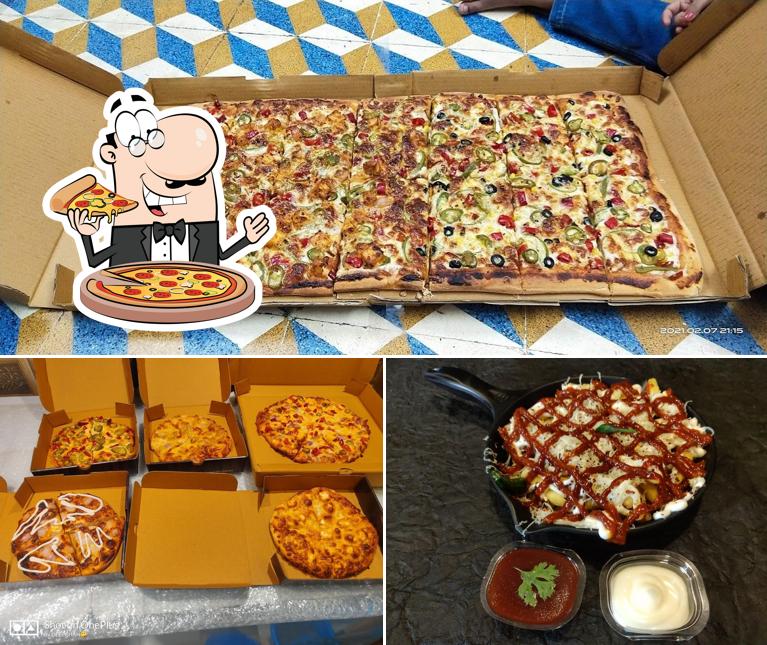 Try out different kinds of pizza
