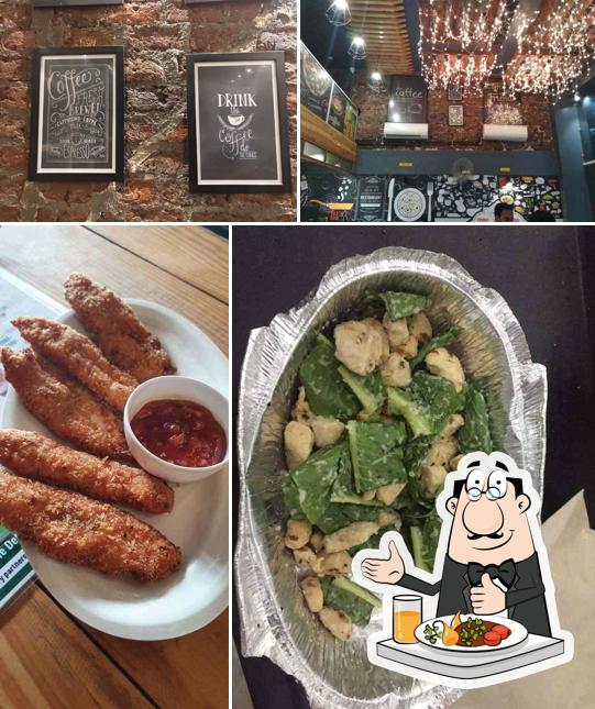 The image of food and blackboard at Al Saba Mac Mino Way
