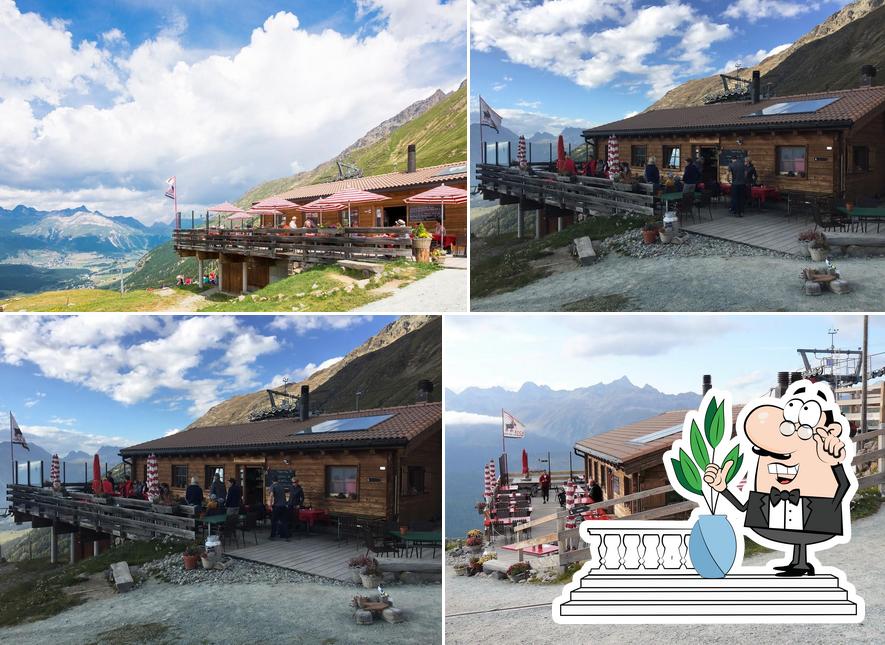 Gli esterni di Bergrestaurant Alp Languard