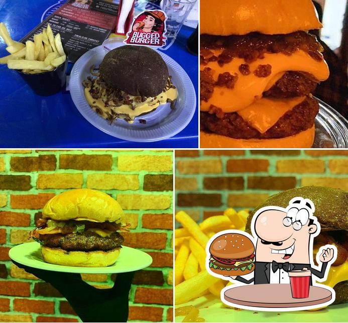 Consiga um hambúrguer no Bugged Burger