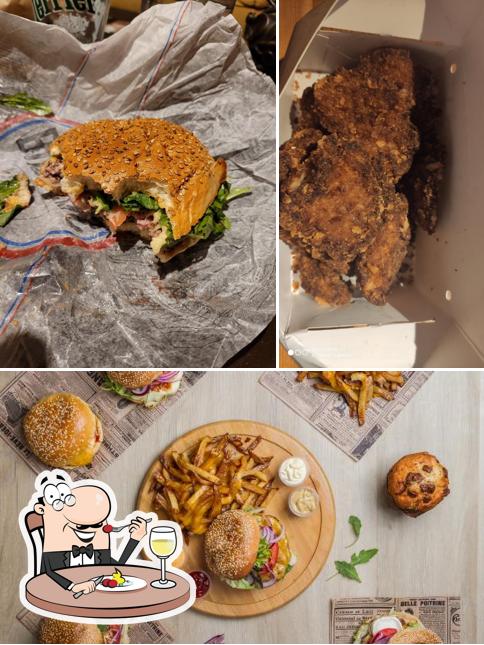 Nourriture à Signature’s Burgers