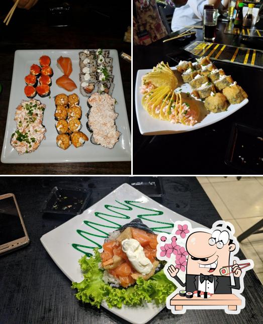 Presenteie-se com sushi no Amazon Sushi Vieralves