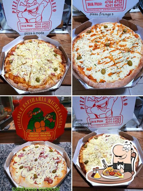 Experimente diferentes tipos de pizza