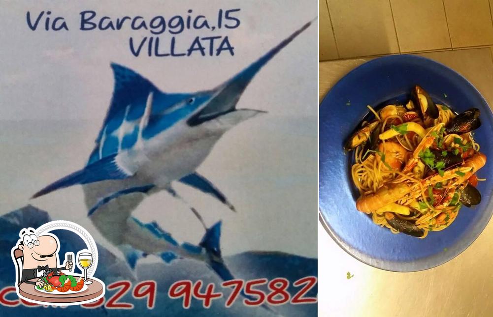 Prova la cucina di mare a Ristorante Pizzeria BLU MARLIN