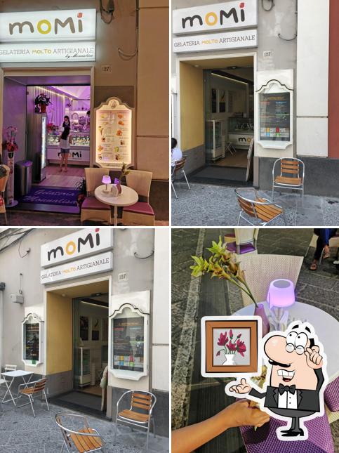 L'intérieur de Momi Gelateria