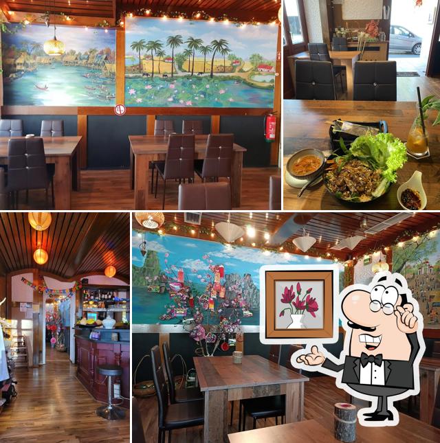 The interior of Xinh City Vietnamese Cuisine