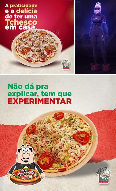 No Tchesco Pizza, você pode desfrutar de pizza