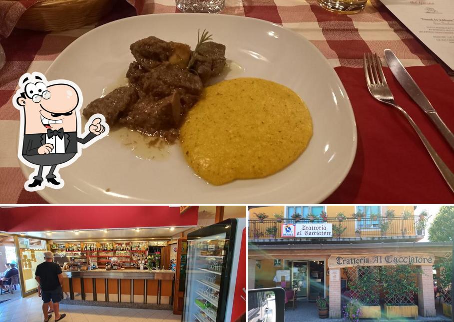 La interni e cibo del ristorante