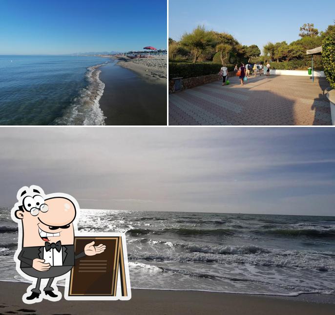 Goditi la vista dall'area esterna di Bagno Tirrenia