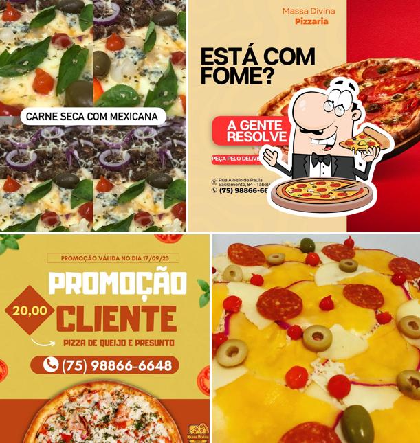 Peça pizza no Divina Pizza