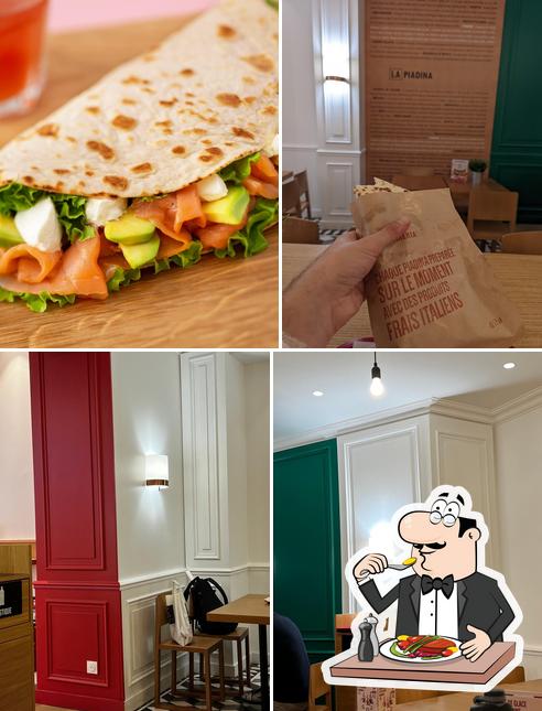 La photo de la nourriture et intérieur concernant La Piadineria