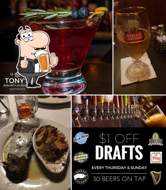 Tony's Steakhouse and Bar in Alton Restaurant menu and reviews