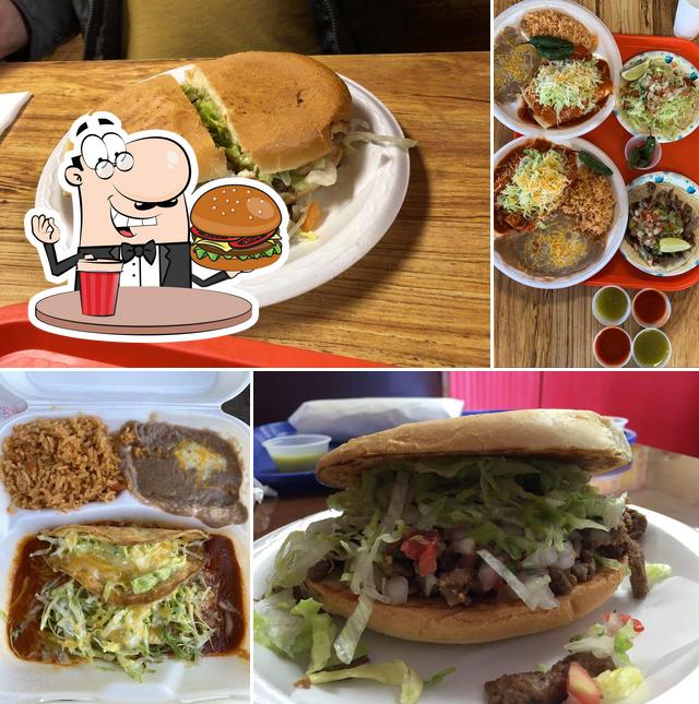 Get a burger at Jilbertito's Mexican Food