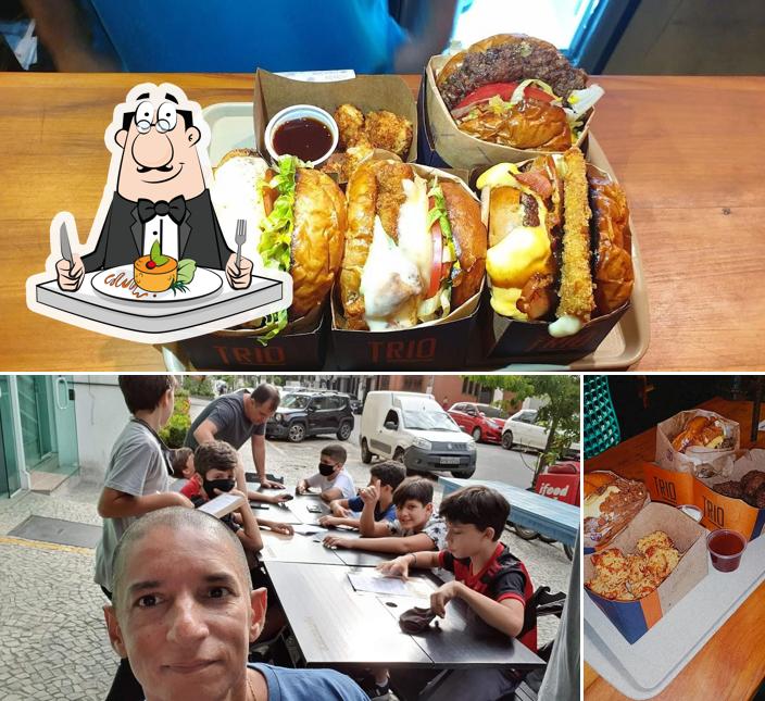 A imagem do TRIO Burgers - Hamburgueria Artesanal’s comida e interior