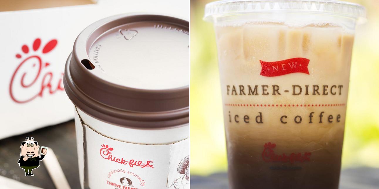 Enjoy a beverage at Chick-fil-A