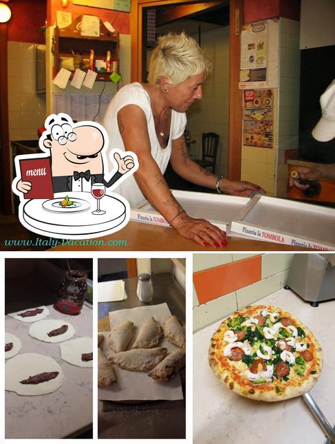 La photo de la nourriture et intérieur concernant Pizzeria la tombola