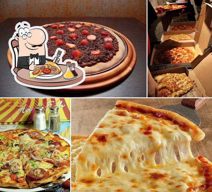 Experimente diferentes tipos de pizza