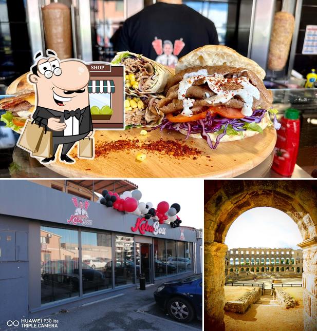 La foto della esterno e cibo di KebaBoss
