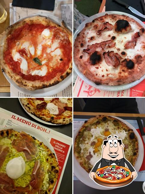 Scegli una pizza a Pizzeria Boh