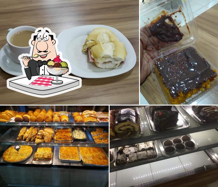 Padaria e Mercearia Santa Terezinha - (Rio das Ostras) provê uma seleção de pratos doces