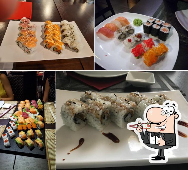 Scegli le diverse opzioni di sushi