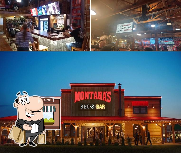 Entre los distintos productos que hay en Montana’s BBQ & Bar también tienes exterior y interior