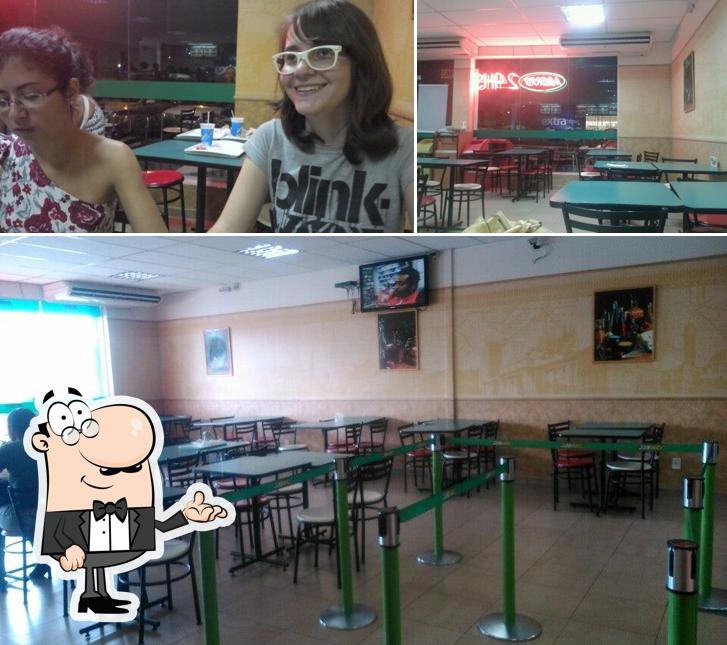 O interior do Subway