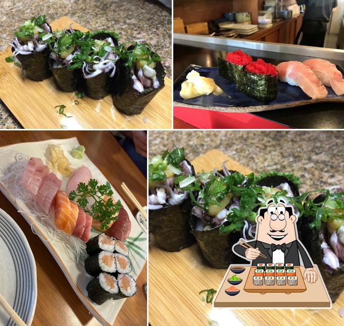 Peça diversas opções de sushi