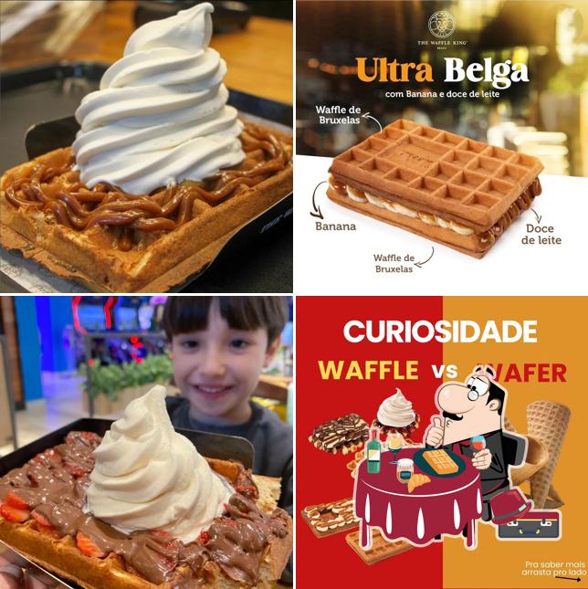 Waffles em The Waffle King - Shopping Jockey (Curitiba)