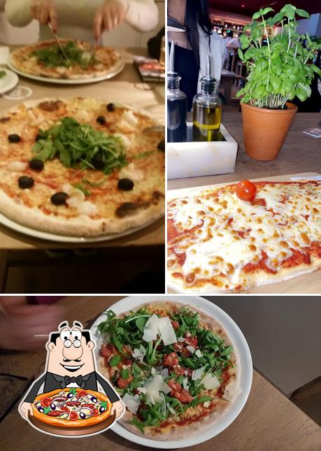 Choisissez des pizzas à Vapiano