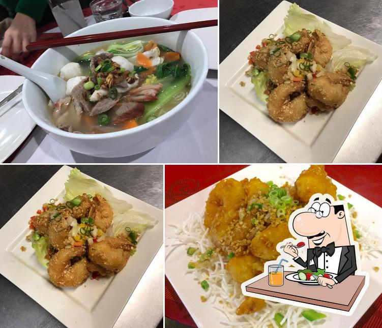 Meals at Kang's Woks Asian Restaurant